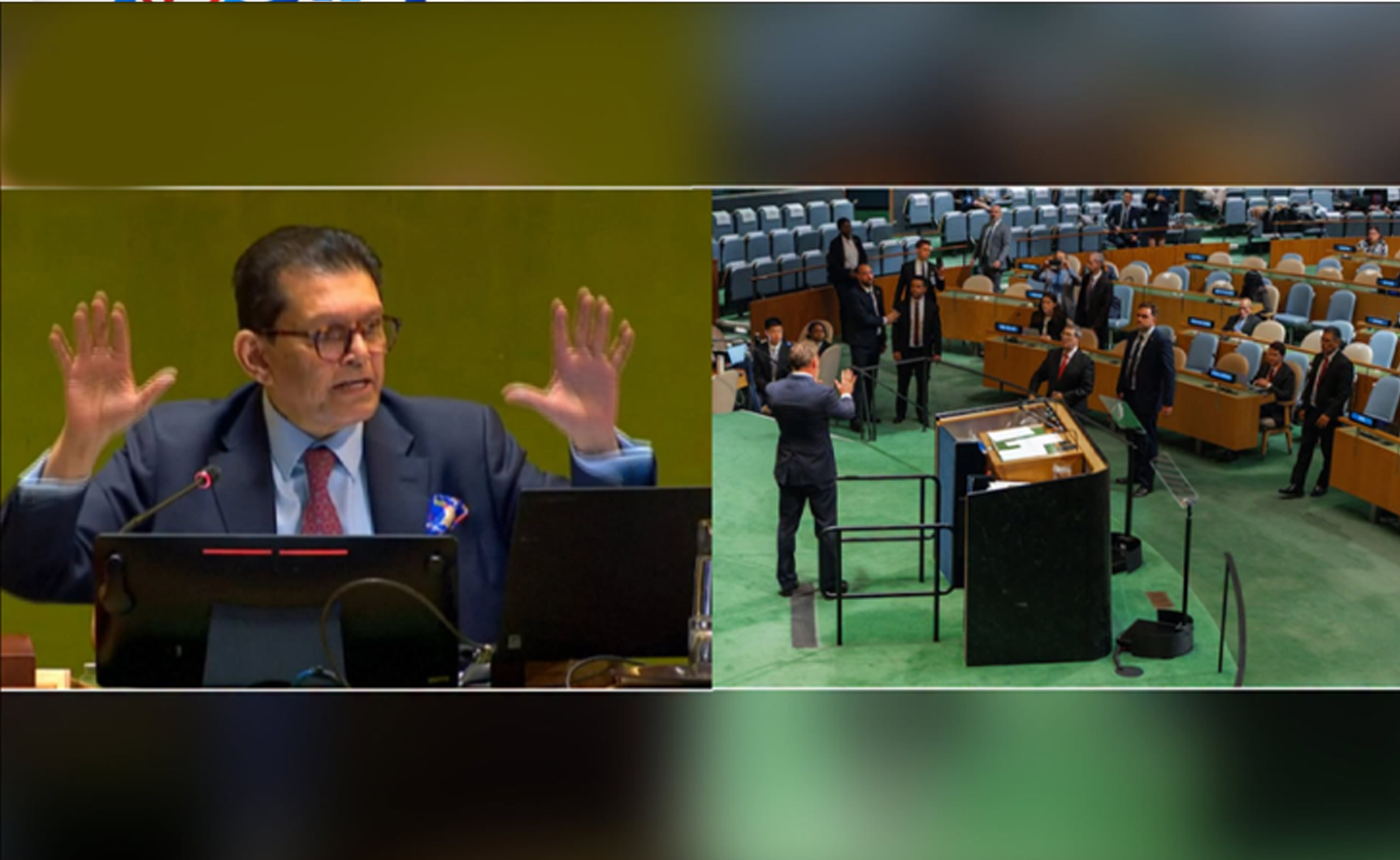 জাতিসংঘে যুক্তরাষ্ট্র ও কিউবার মুখোমুখি অবস্থান, পরিস্থিতি সামলালেন খলিলুর রহমান